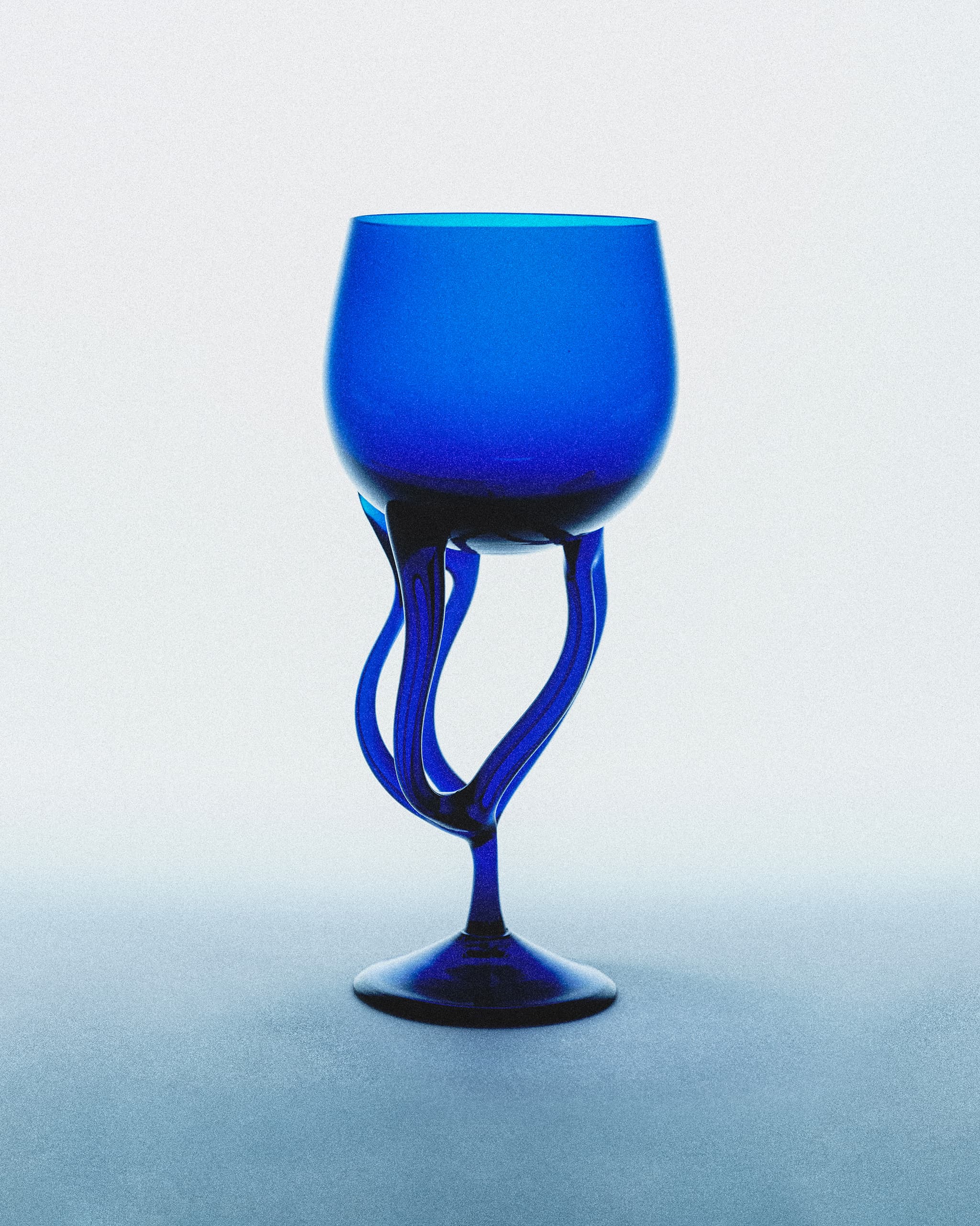 Cobalt Blue Glass - view 2